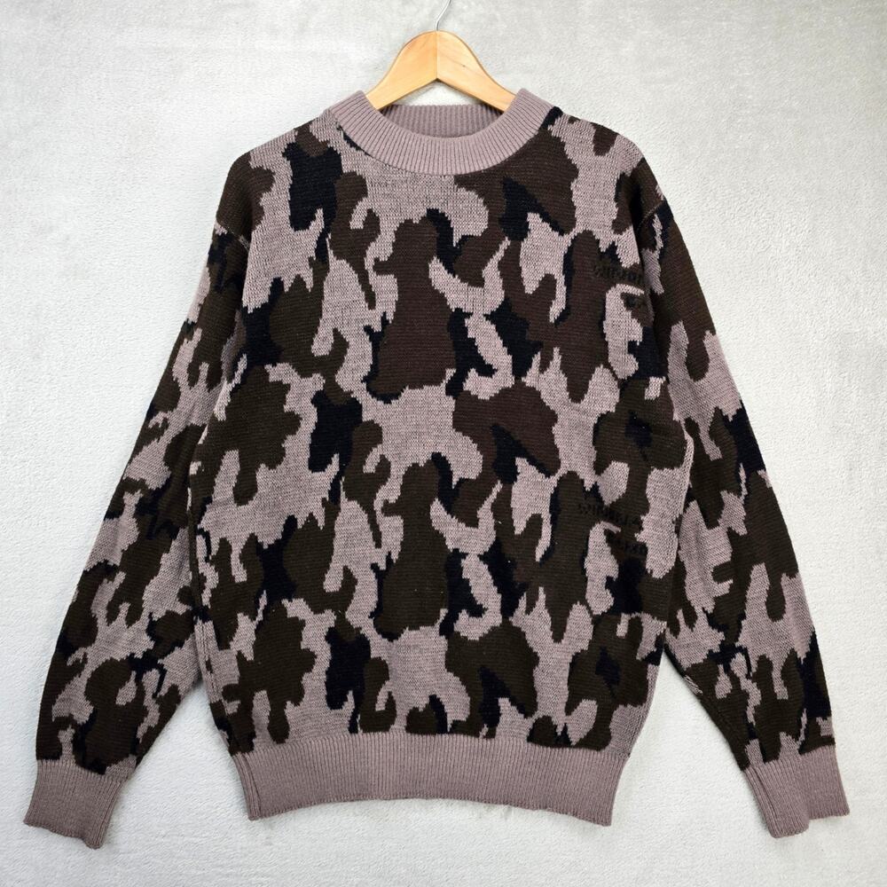 Vintage Cabela's Camouflage Sweatshirt Mens XL Windshear Camo 80s USA Made